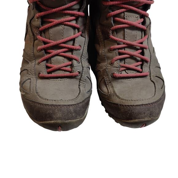 Merrell Women's Sz 8.5 Siren Sport Q2 Mid Hiking Boots Brown Lace Up Waterproof - Picture 3 of 10